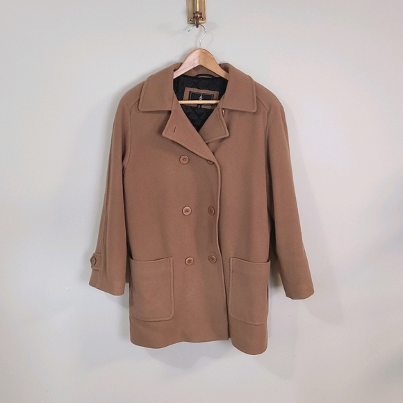London Fog Jackets & Blazers - London Fog Peacoat in Camel